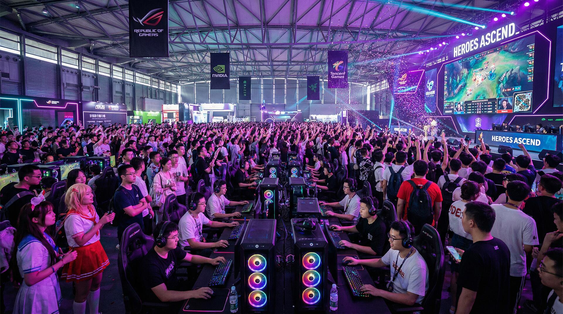 国产视频团队合影